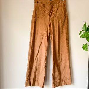 Anthropologie cropped flare pants